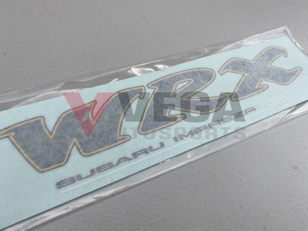 Rear "WRX" Decal Sticker White STi to suit Subaru Impreza GC8 93-01 - Vega Autosports