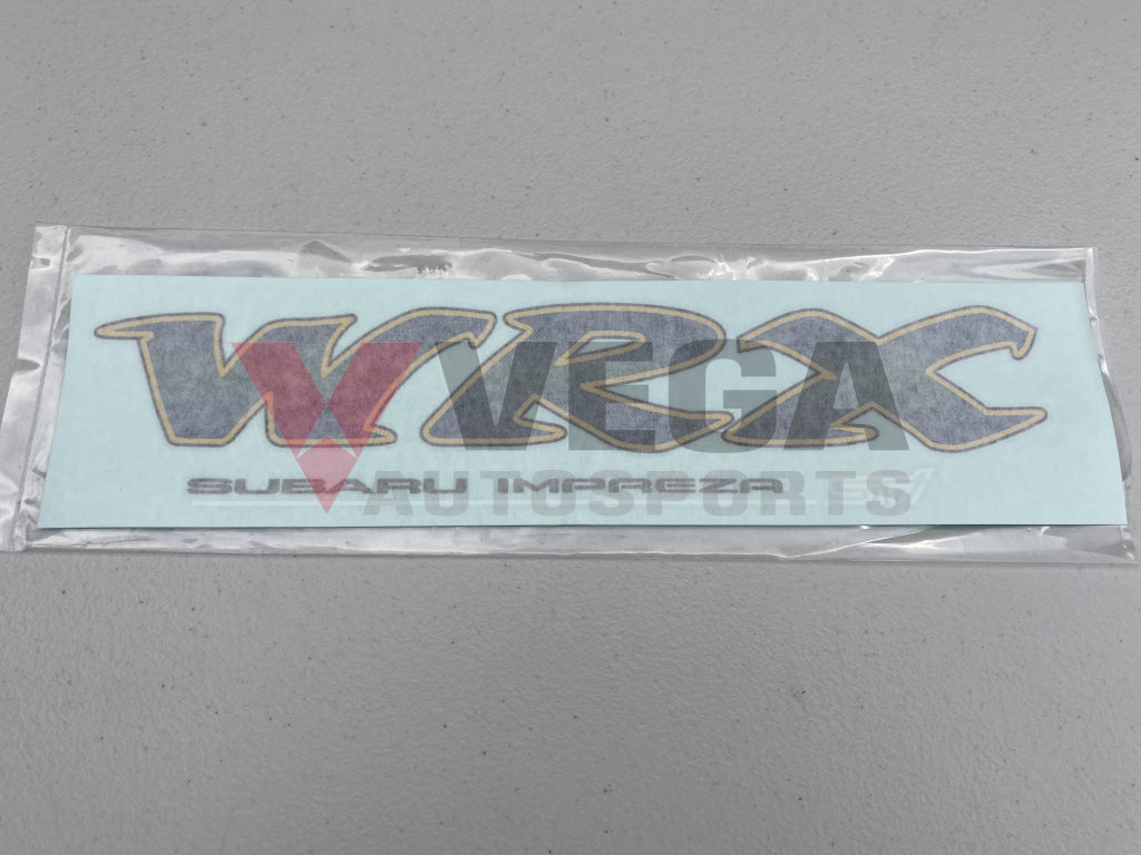 Rear "WRX" Decal Sticker White STi to suit Subaru Impreza GC8 93-01 - Vega Autosports