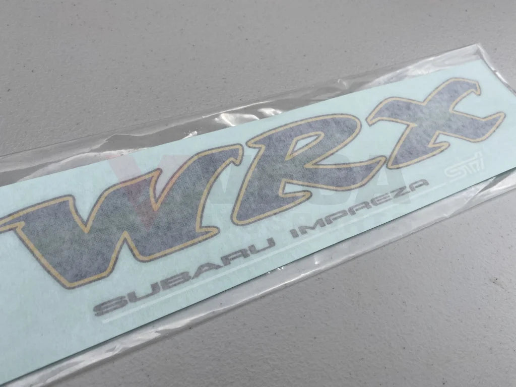 Rear "WRX" Decal Sticker White STi to suit Subaru Impreza GC8 93-01 - Vega Autosports
