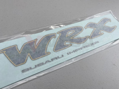 Rear "WRX" Decal Sticker White STi to suit Subaru Impreza GC8 93-01 - Vega Autosports