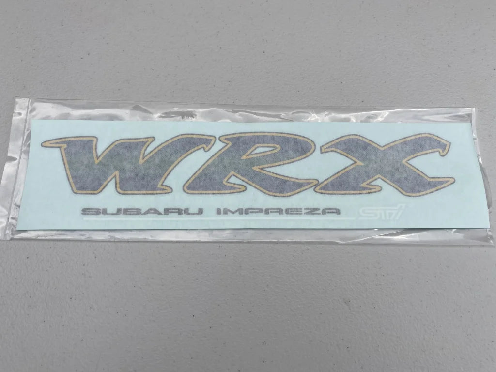 Rear "WRX" Decal Sticker White STi to suit Subaru Impreza GC8 93-01 - Vega Autosports