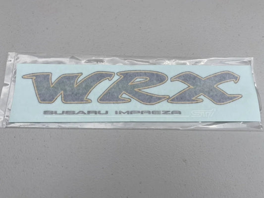 Rear "WRX" Decal Sticker White STi to suit Subaru Impreza GC8 93-01 - Vega Autosports