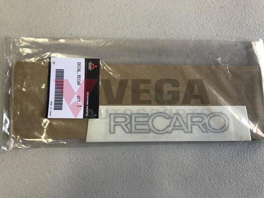 "Recaro" Decal to suit Mitsubishi Lancer Evolution 7-9 CT9A - Vega Autosports