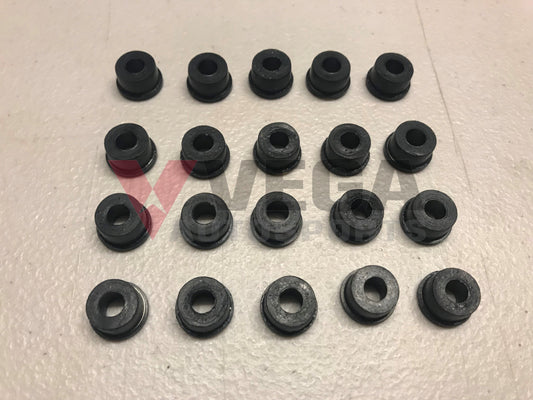 Genuine Nissan Rocker Cover Grommet Set (20-Piece) to suit Nissan Skyline R32 GTR / R33 GTR / R34 GTR - Vega Autosports