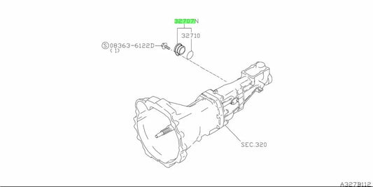 Rwd Speedo Sensor Delete Block Off Plug 30Mm To Suit Various Nissan Model Fs5R30A Gearbox And