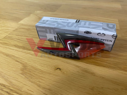 S Bonnet Emblem Badge (Black Chrome) To Suit Jdm Nissan Silvia S15 Genuine