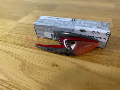 S Bonnet Emblem Badge (Black Chrome) To Suit Jdm Nissan Silvia S15 Genuine