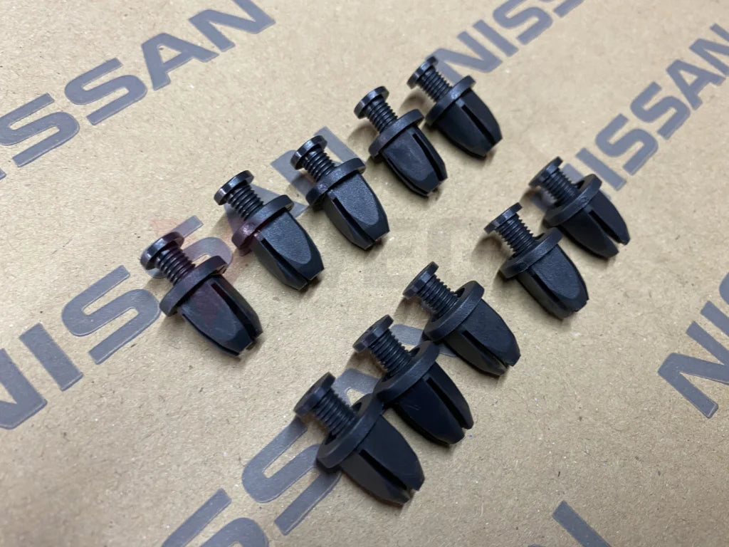 Scuff Plate Clip Set (10 piece) to suit Nissan Skyline R32 GTR / GTST, Silvia S13, 180sx and Fairlady Z32 - Vega Autosports