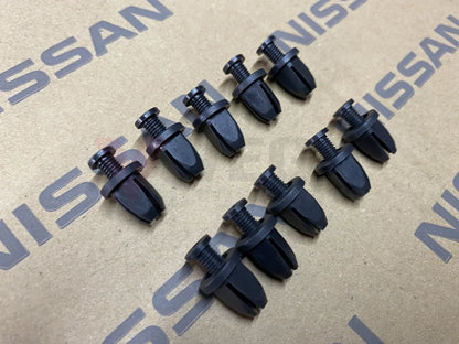 Scuff Plate Clip Set (10 piece) to suit Nissan Skyline R32 GTR / GTST, Silvia S13, 180sx and Fairlady Z32 - Vega Autosports