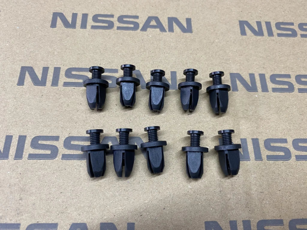 Scuff Plate Clip Set (10 piece) to suit Nissan Skyline R32 GTR / GTST, Silvia S13, 180sx and Fairlady Z32 - Vega Autosports