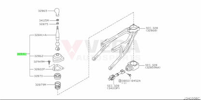 Shift Lever To Suit Nissan 350Z Z33 / G35 V35 32839-Cd01A Gearbox And Transmission