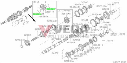 Shift Spring Insert To Suit Nissan Skyline R33 Gtr Series 3 / R34 Gt-T 32603-30P00 Gearbox And