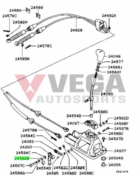 Shifter Base Lever Washer to suit Mitsubishi Lancer Evolution 4-9 MB180001 Gearbox and Transmission