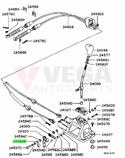Shifter Base Lever Washer to suit Mitsubishi Lancer Evolution 4-9 MB180001 Gearbox and Transmission
