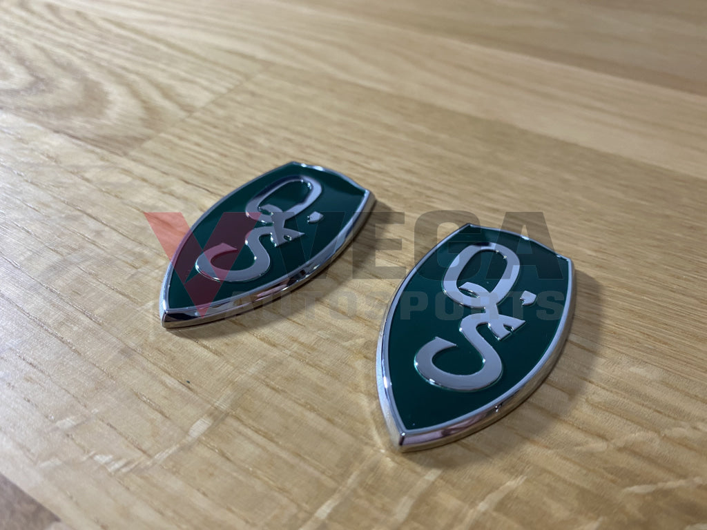 Side Emblem Set Green Qs To Suit Nissan Silvia S14 95-98 Emblems Badges And Decals