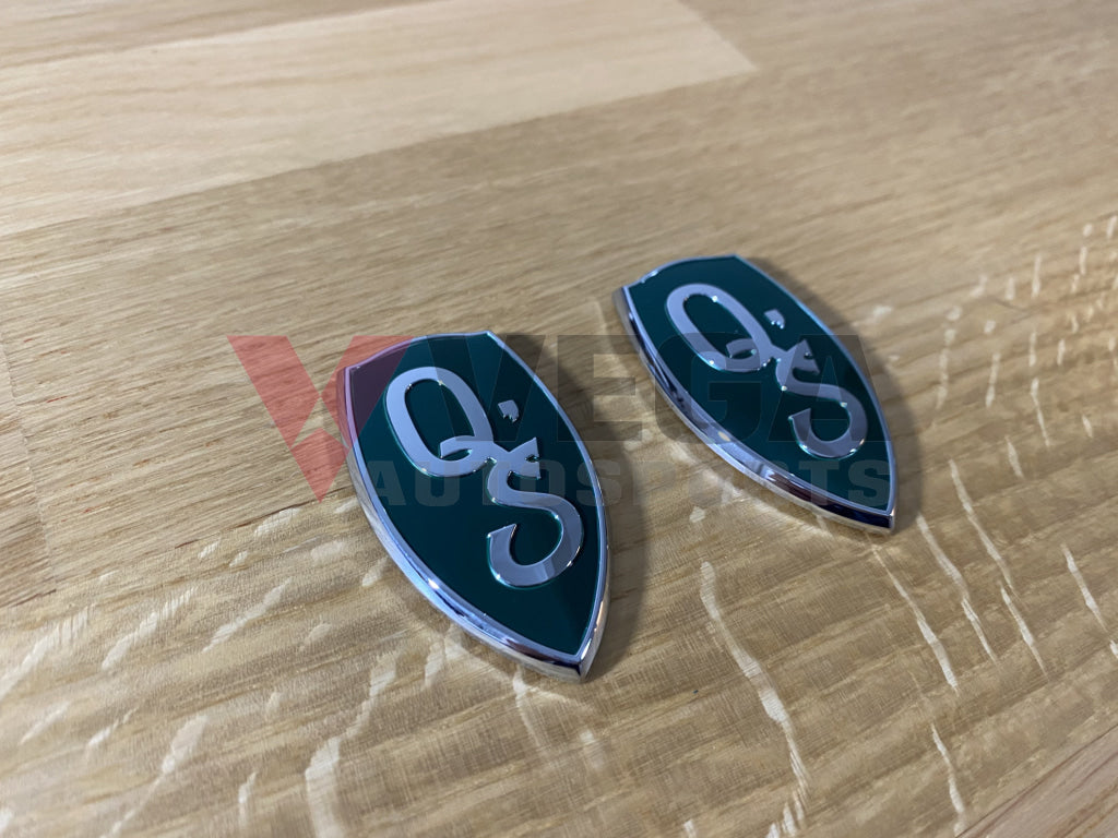 Side Emblem Set Green Qs To Suit Nissan Silvia S14 95-98 Emblems Badges And Decals