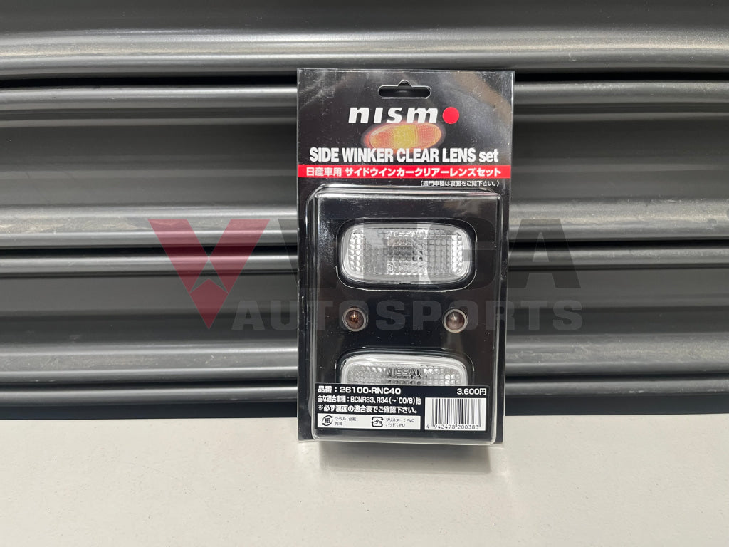 Side Indicator Set To Suit Nissan R33 Gtr R34 Skyline Gt-T (-8/00) - Clear Type 26100-Rnc40