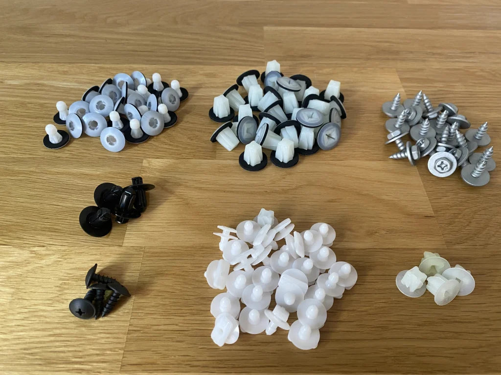 Side Skirt Clip Fitting Kit (108-Piece) To Suit Nissan Skyline R33 Gtr Exterior