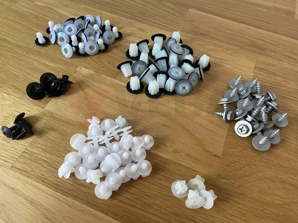 Side Skirt Clip Fitting Kit (108-Piece) To Suit Nissan Skyline R33 Gtr Exterior