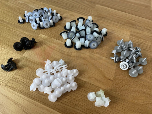 Side Skirt Clip Fitting Kit (108-Piece) To Suit Nissan Skyline R33 Gtr Exterior