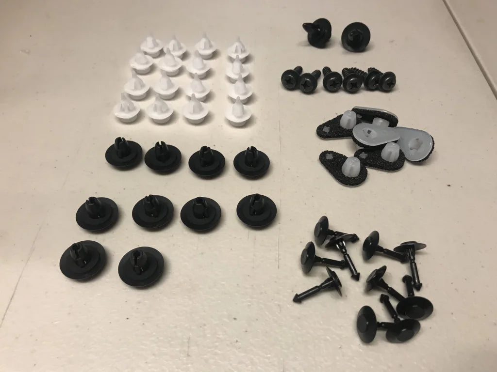 Side Skirt Fastener Kit (50-Piece) to suit Nissan Skyline R32 GTR - Vega Autosports
