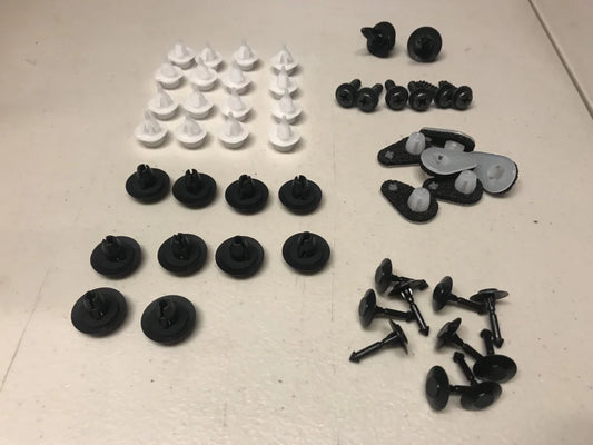 Side Skirt Fastener Kit (50-Piece) to suit Nissan Skyline R32 GTR - Vega Autosports