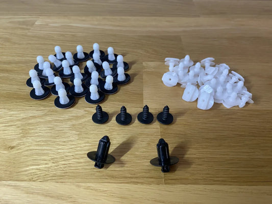 Side Skirt Fitting Clip Set (54-Piece) To Suit Nissan Skyline R34 Gtr Exterior
