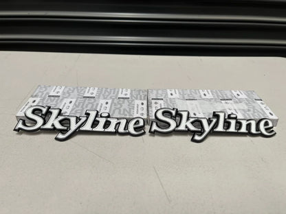 'Skyline' Side Emblem Set to suit Nissan Skyline C110 Kenmeri - Vega Autosports