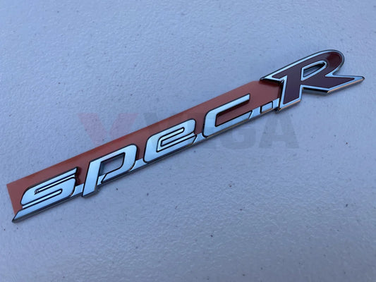 "Spec R" Shadow Chrome Side Badge to suit Nissan Silvia S15 - Vega Autosports
