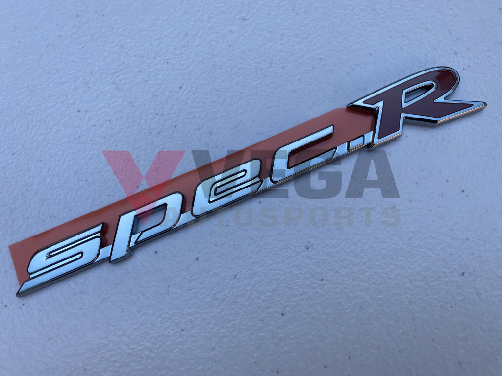 "Spec R" Shadow Chrome Side Badge to suit Nissan Silvia S15 - Vega Autosports