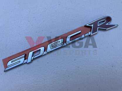 "Spec R" Shadow Chrome Side Badge to suit Nissan Silvia S15 - Vega Autosports