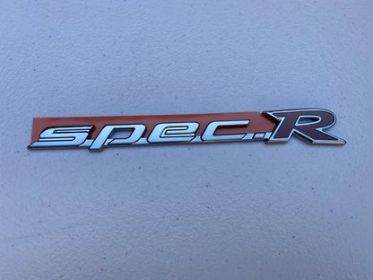 "Spec R" Shadow Chrome Side Badge to suit Nissan Silvia S15 - Vega Autosports