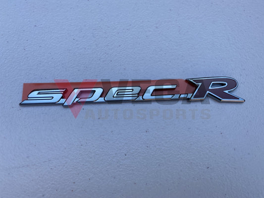 "Spec R" Shadow Chrome Side Badge to suit Nissan Silvia S15 - Vega Autosports