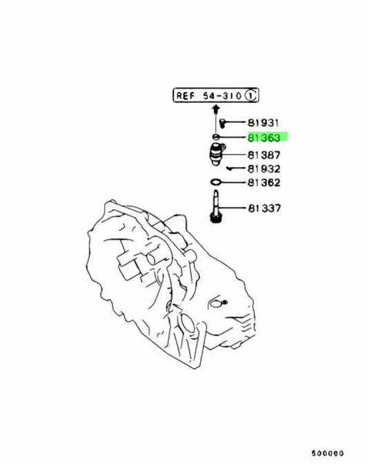 Speed Sensor Oil Seal to suit Mitsubishi Lancer Evolution 1 / 2 / 3 MD741303 Gearbox and Transmission