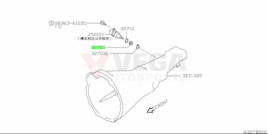 Speedo Sensor Pinion / Gear (Red) To Suit Nissan Silvia S14 And Skyline R33 N/A Gearboxes