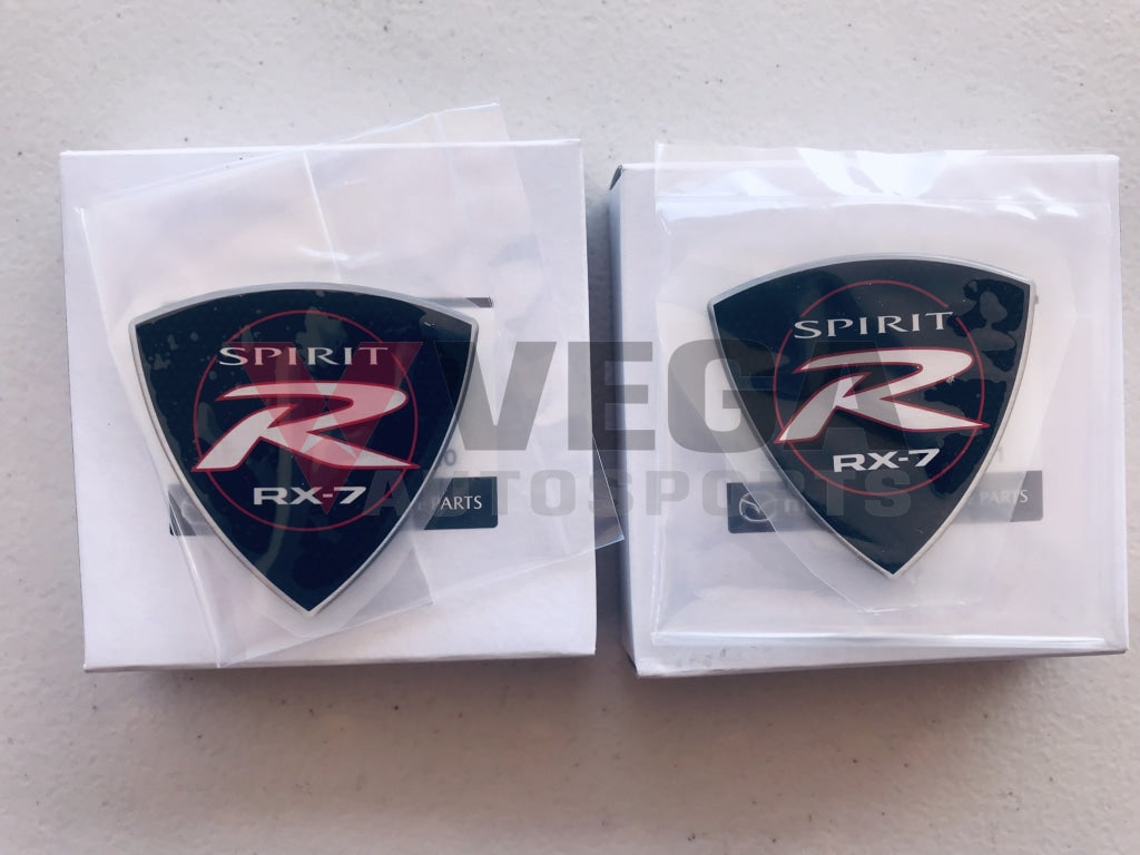 'Spirit R' Emblems (Pair) to suit Mazda RX7 Efini - Vega Autosports