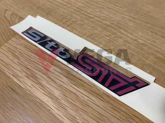 S/tb Sti Rear Trunk Emblem To Suit Subaru Forester Sf5 Emblems Badges And Decals