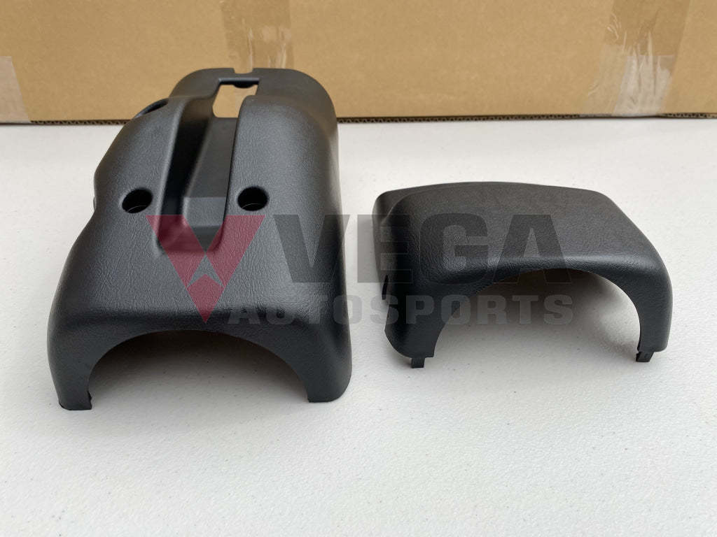 Genuine Mitsubishi Steering Column Cover Set (Upper and Lower Panels) to suit Mitsubishi Lancer Evolution 4 / 5 / 6 / 6.5 TME CP9A / CN9A - Vega Autosports