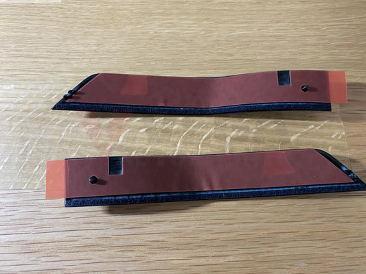 'STI' Black Fender Badge Emblem Pair Limited set to suit Subaru WRX STI 2015 2016 VA - Vega Autosports
