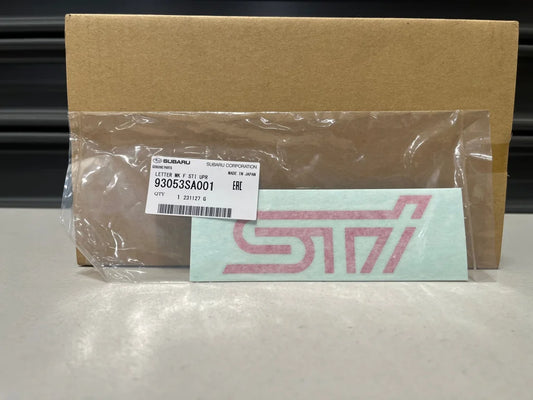 Sti Fog Light Decal To Suit Subaru Impreza Wrx 2001-2007 Gd 93053Sa001 Emblems Badges And Decals