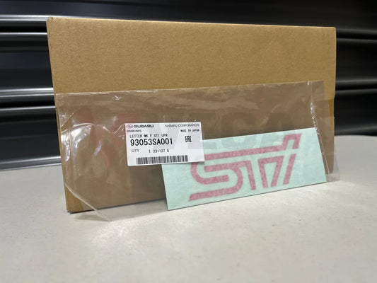 Sti Fog Light Decal To Suit Subaru Impreza Wrx 2001-2007 Gd 93053Sa001 Emblems Badges And Decals