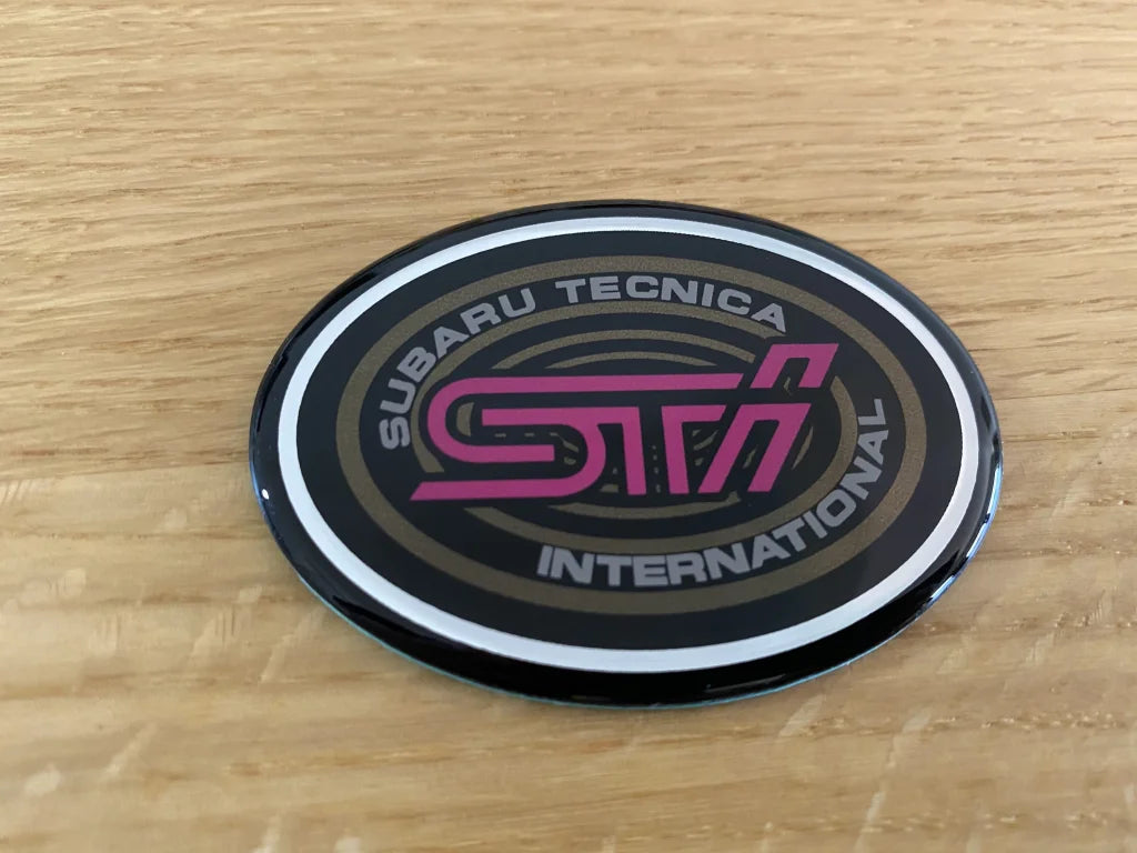 ‘STI' Front Fender Emblem to suit Subaru Impreza WRX STI GC8 93-01 - Vega Autosports