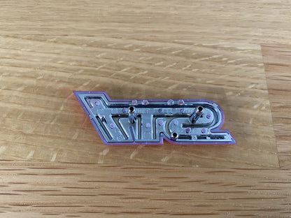 "STI" Front Grille Badge Emblem Ornament to suit Subaru Impreza WRX 2001 - 2004 - Vega Autosports
