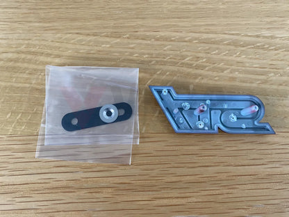 "STI" Front Grille Badge Emblem Ornament to suit Subaru Impreza WRX 2005 - Vega Autosports