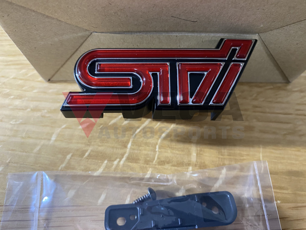 'STI' Front Grille Emblem Badge For Subaru WRX STI VAF - Vega Autosports