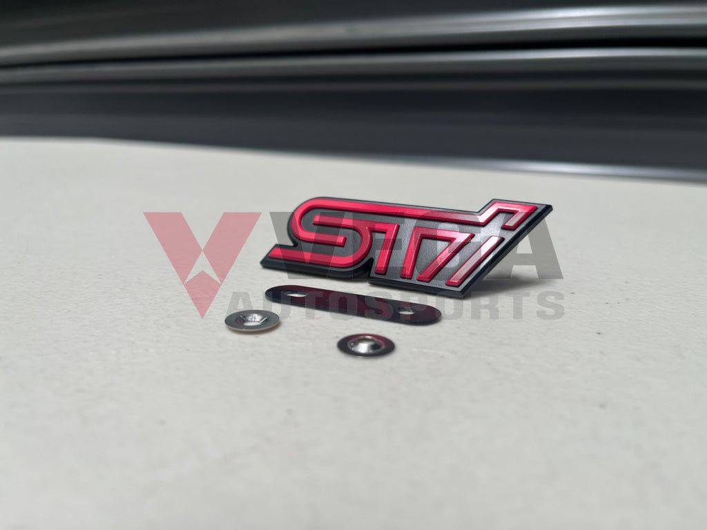 Sti Front Grille Emblem To Suit Subaru Impreza 06-07 93013Fe160 Emblems Badges And Decals