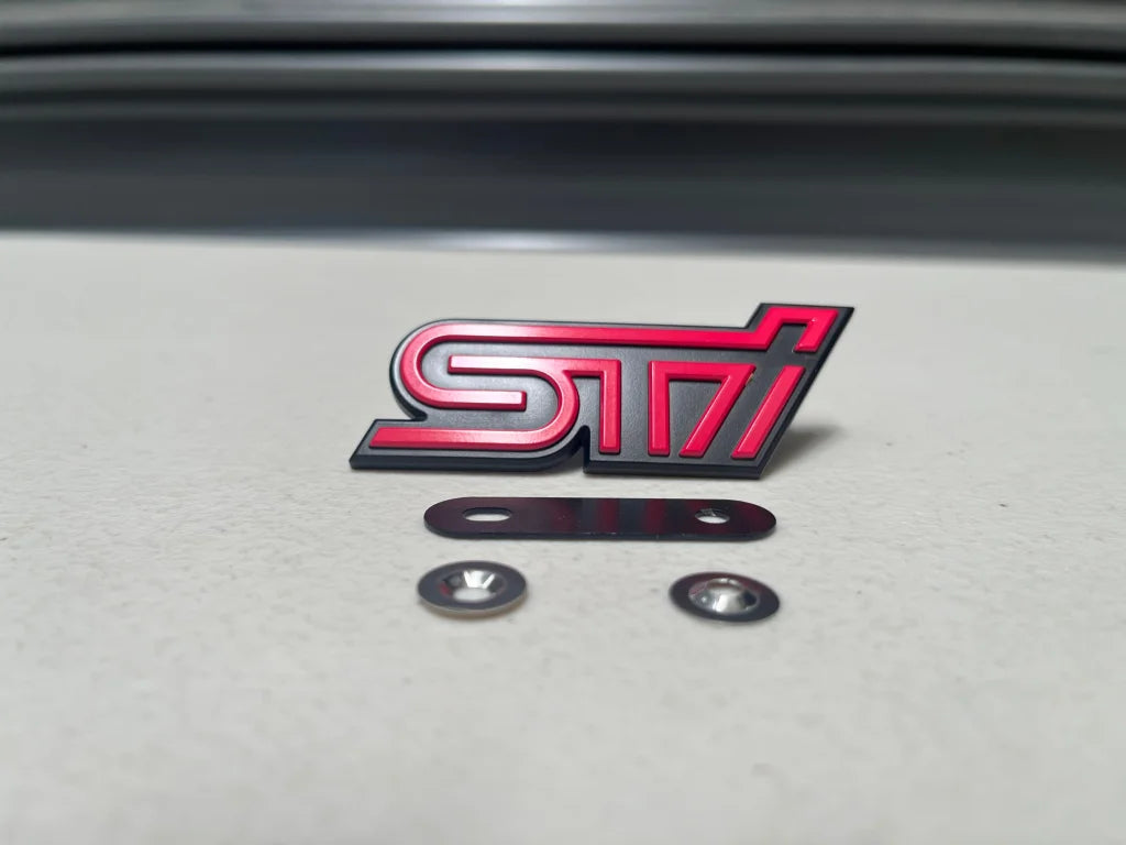 Sti Front Grille Emblem To Suit Subaru Impreza 06-07 93013Fe160 Emblems Badges And Decals