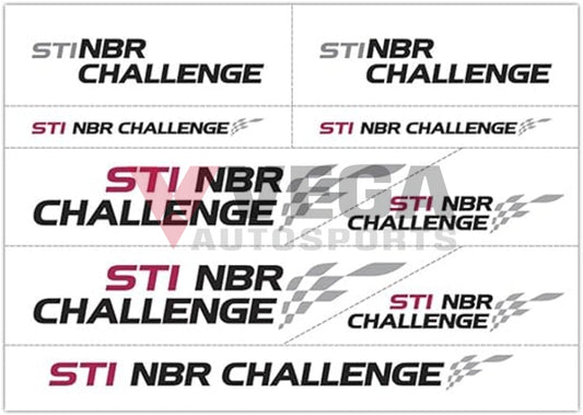 Sti Nbr Challenge Mini Sticker Decal Sheet Stsg14100210 Emblems Badges And Decals