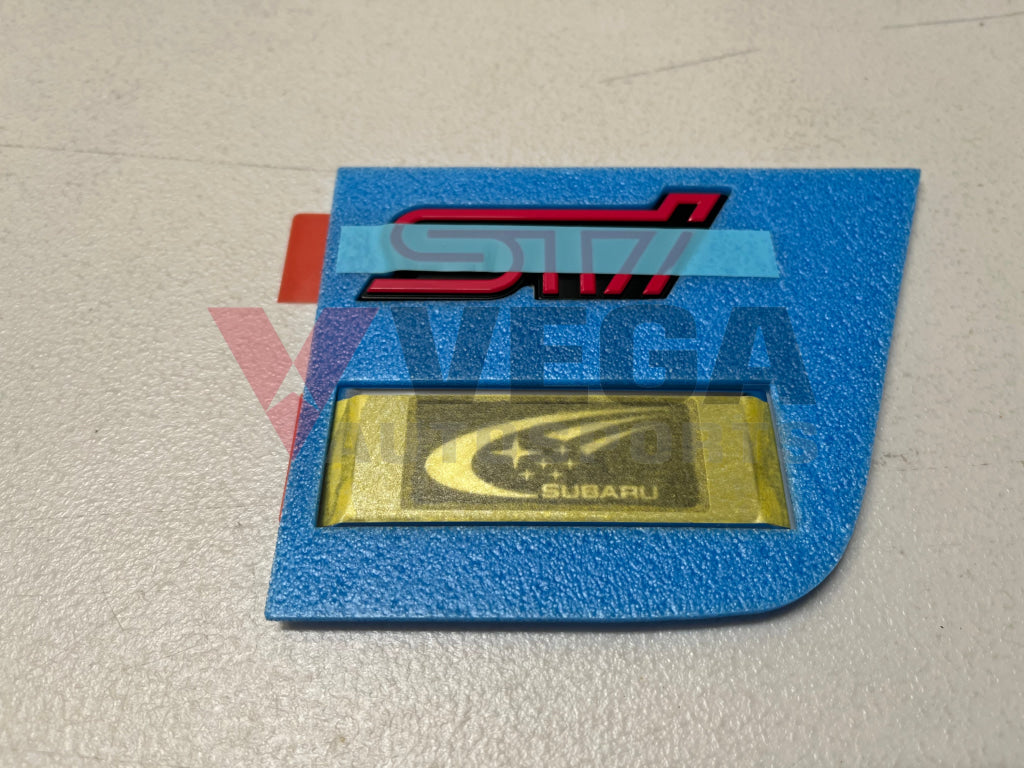 'STI RA Spec C' Boot Emblem Set to suit Subaru WRX STI GDB RA Spec C - Vega Autosports