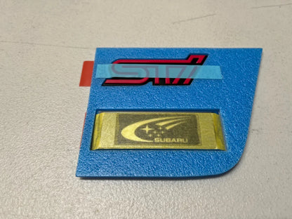 'STI RA Spec C' Boot Emblem Set to suit Subaru WRX STI GDB RA Spec C - Vega Autosports